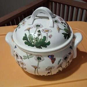 New BOTANIC GARDEN COVERED CASSAROLE DISH